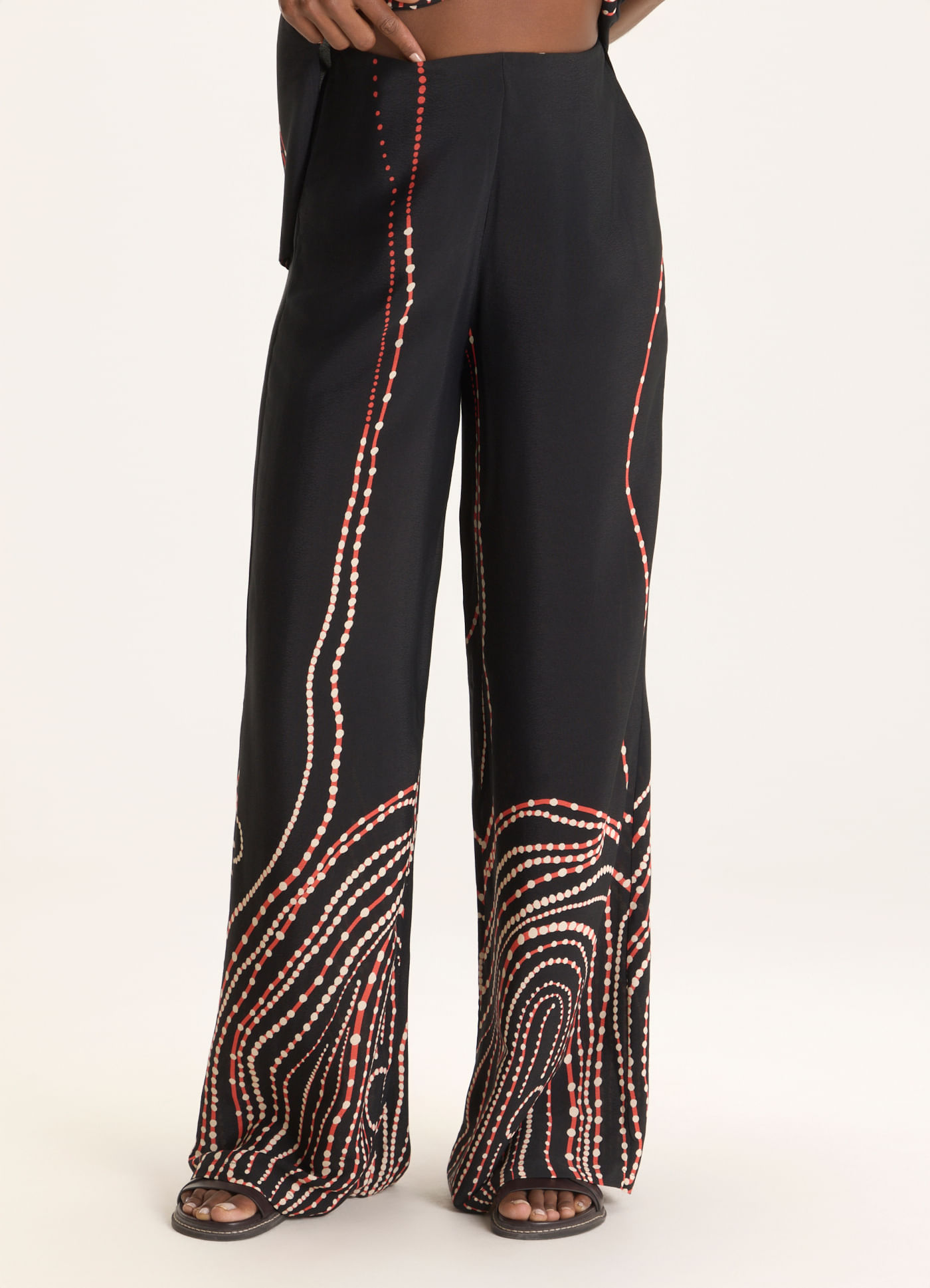 Calça estampada vortex