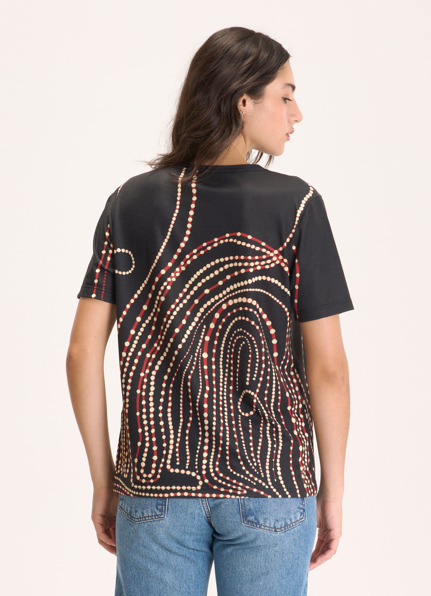 Blusa digital estampada vortex