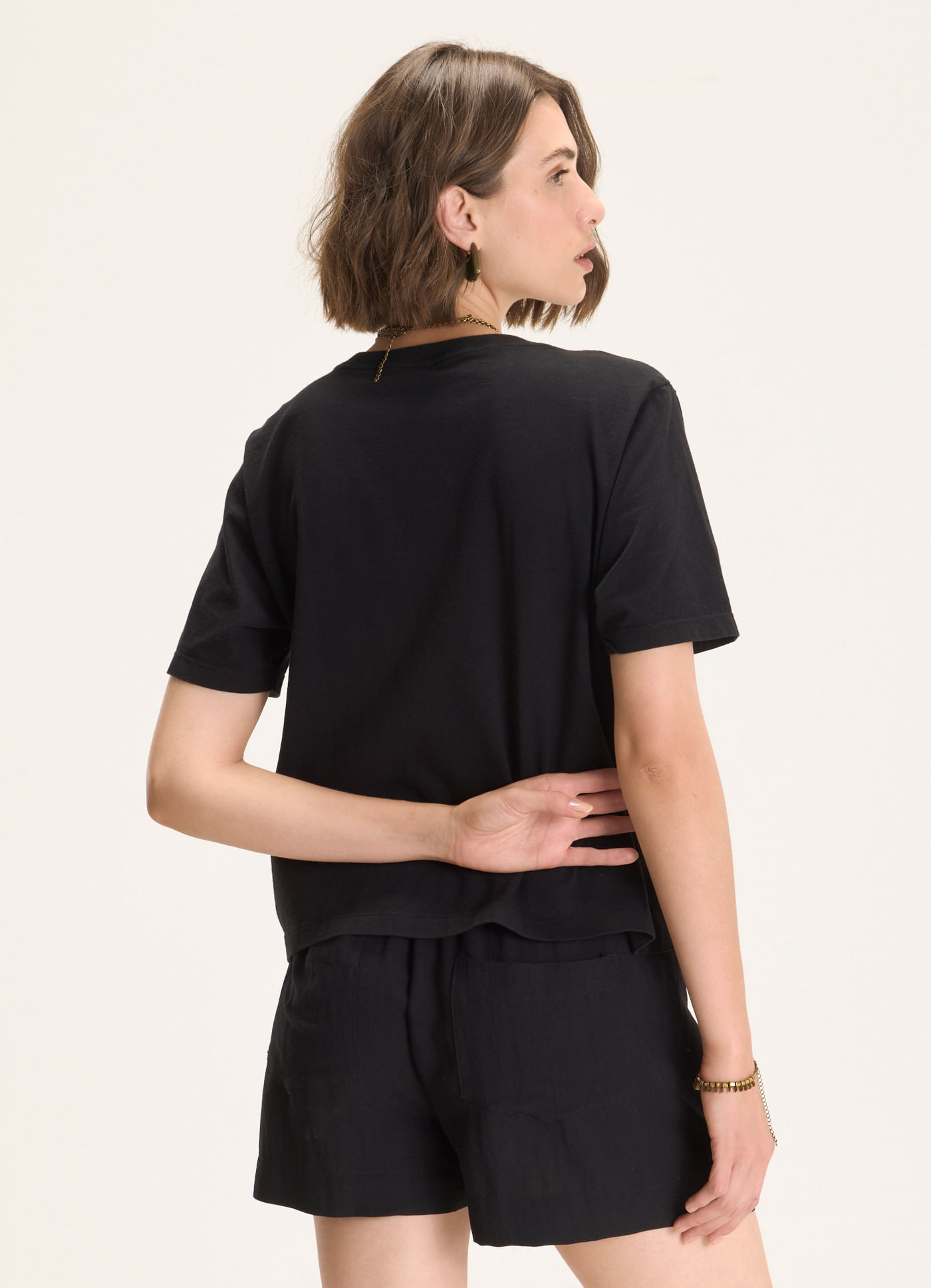 T-shirt box desrazão preto