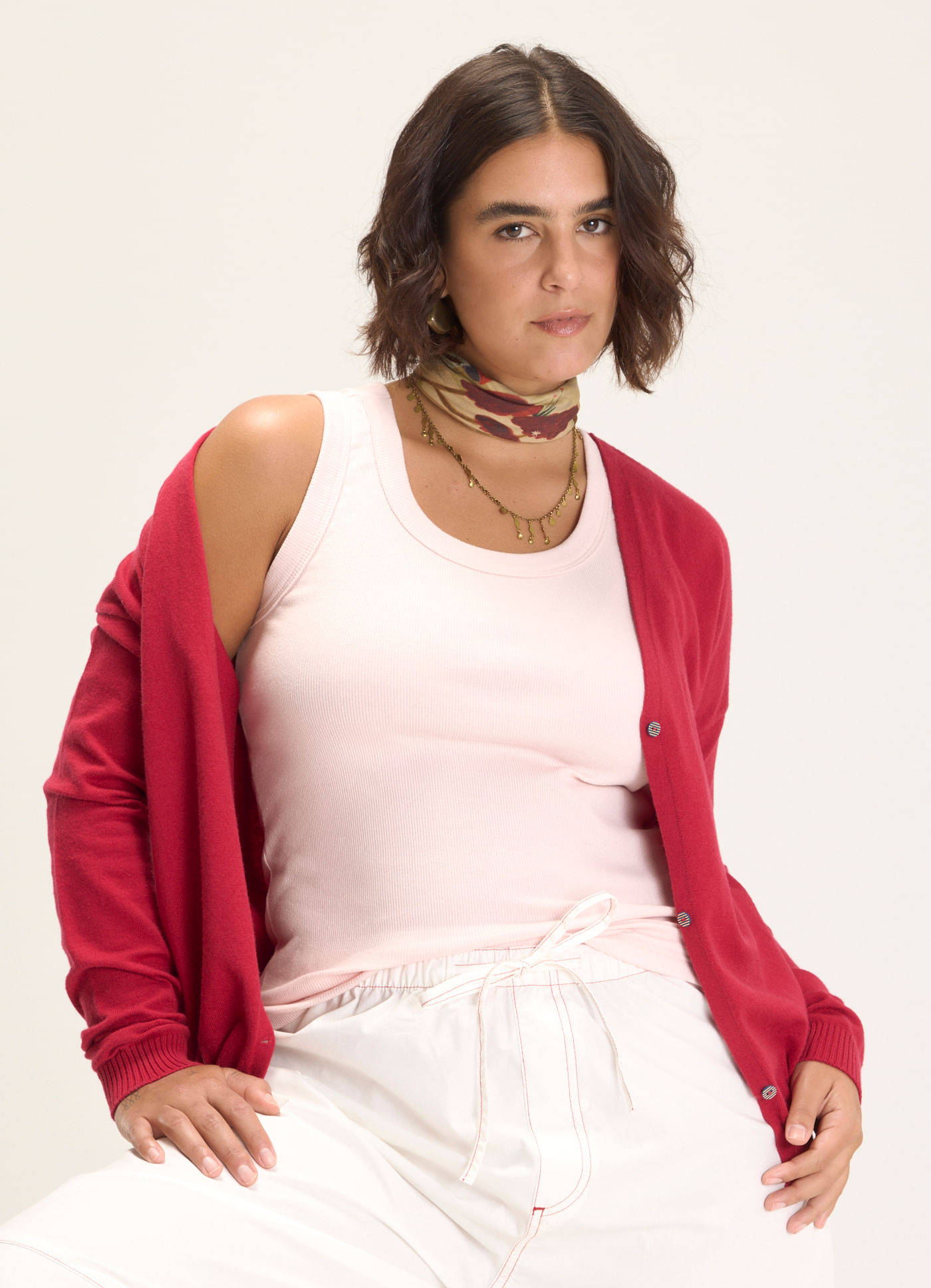 Regata básica ribana com elastano rosa