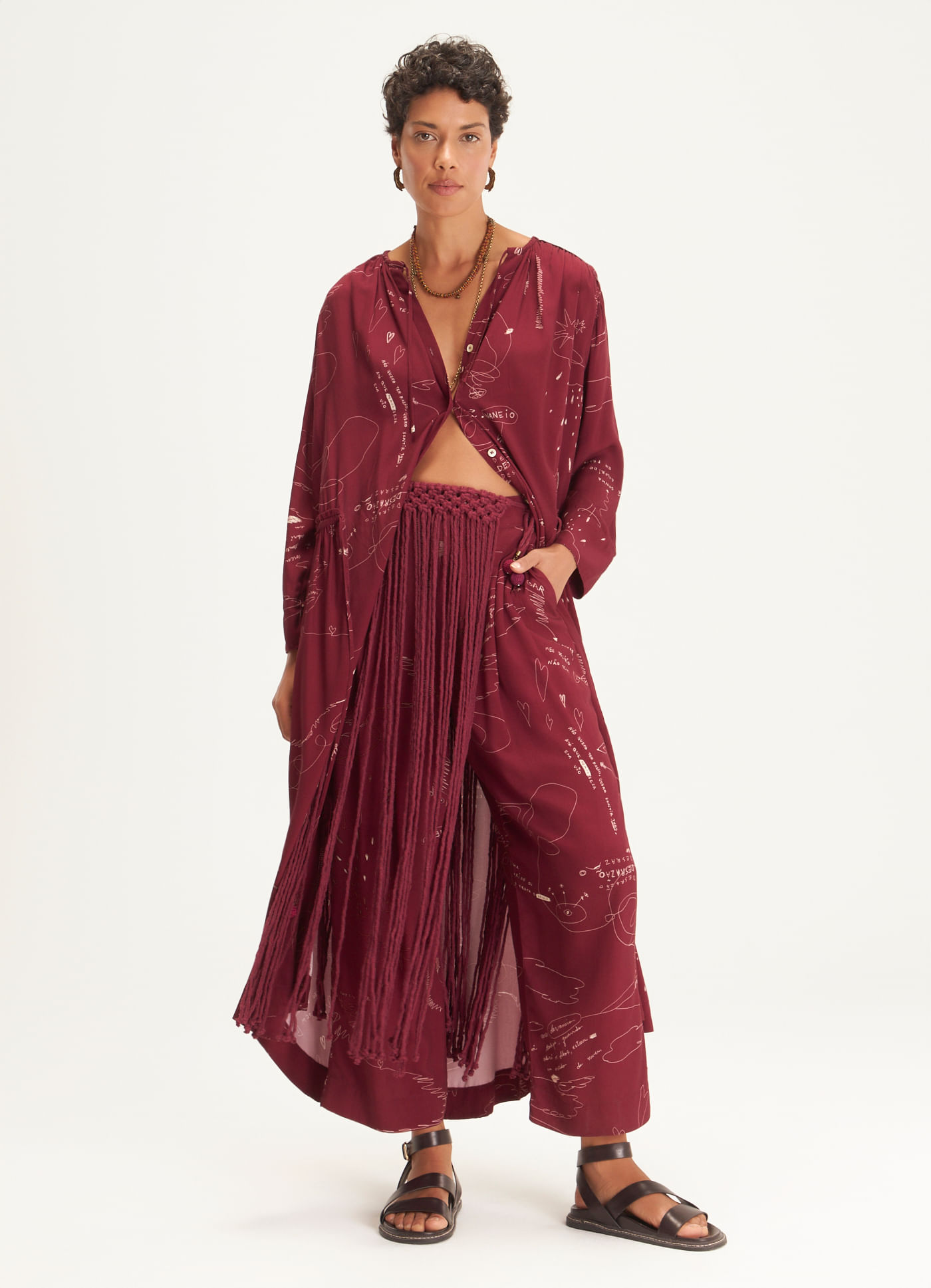 Calça estamapada desrazão