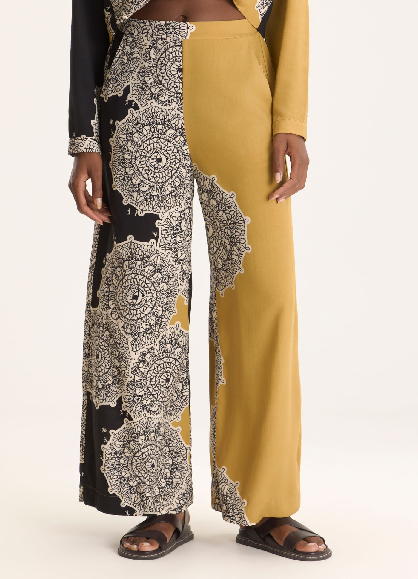 Calça estampada nise