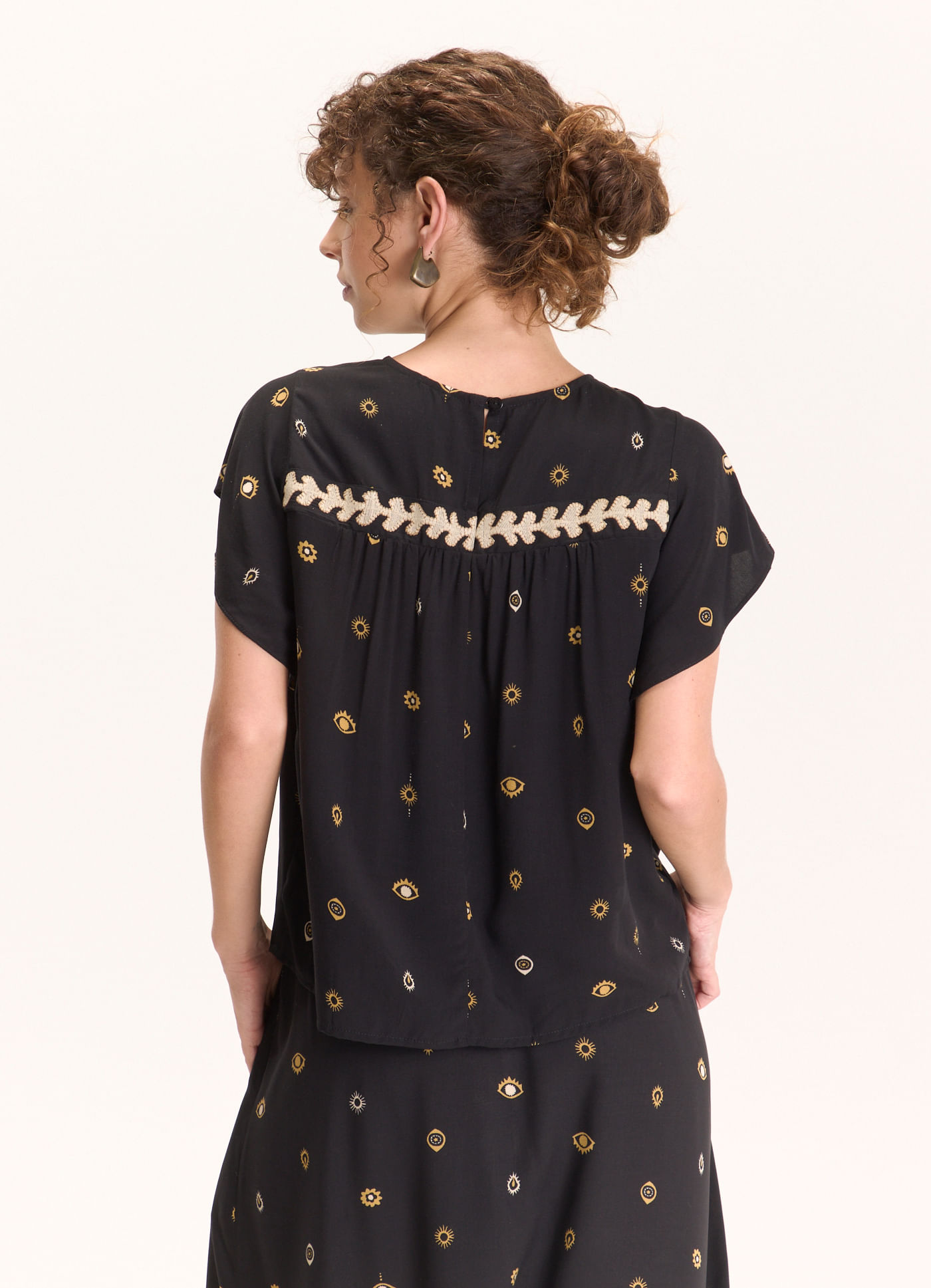 Blusa estampado visão