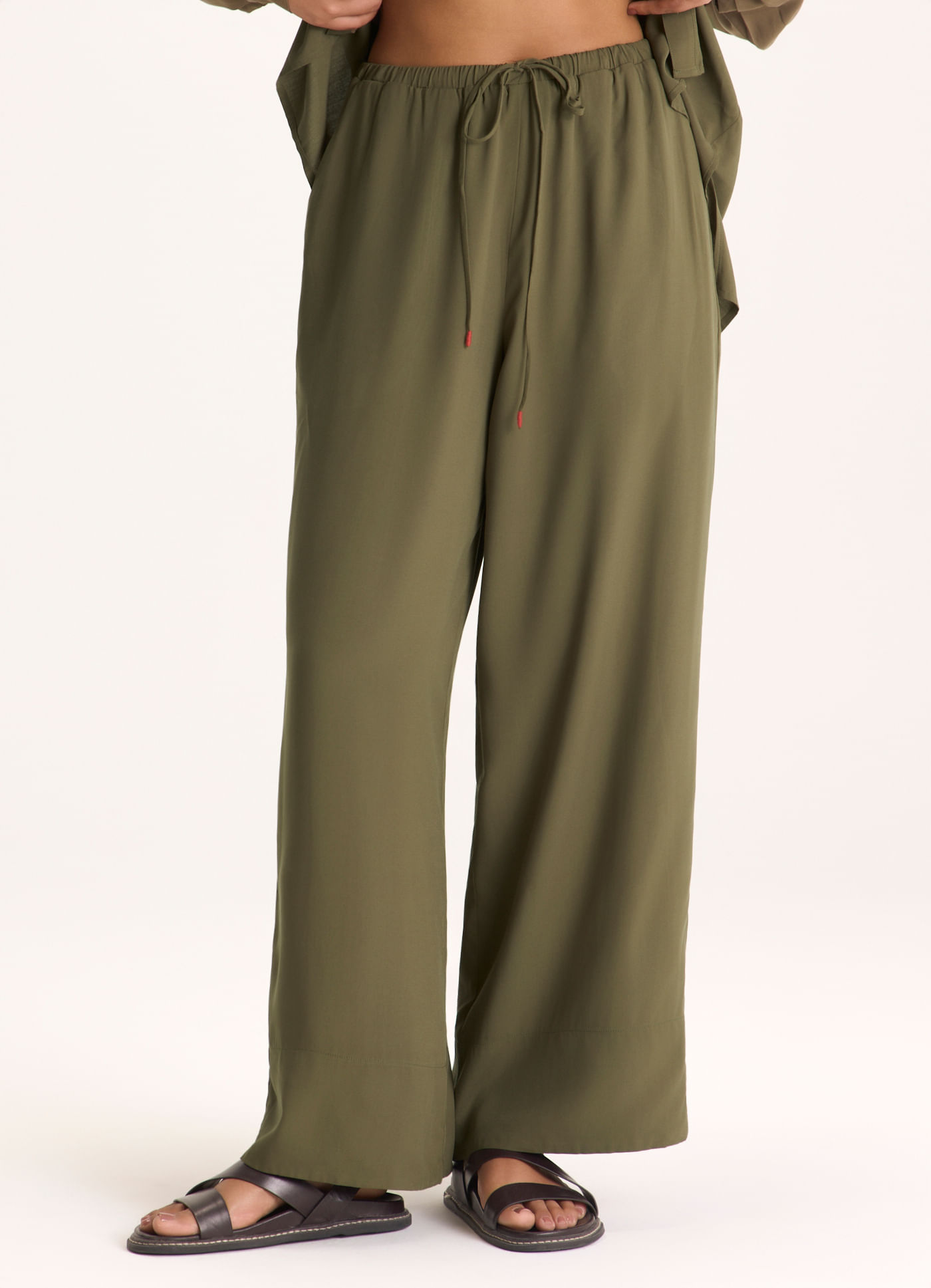 Calça viscose sonhos verde