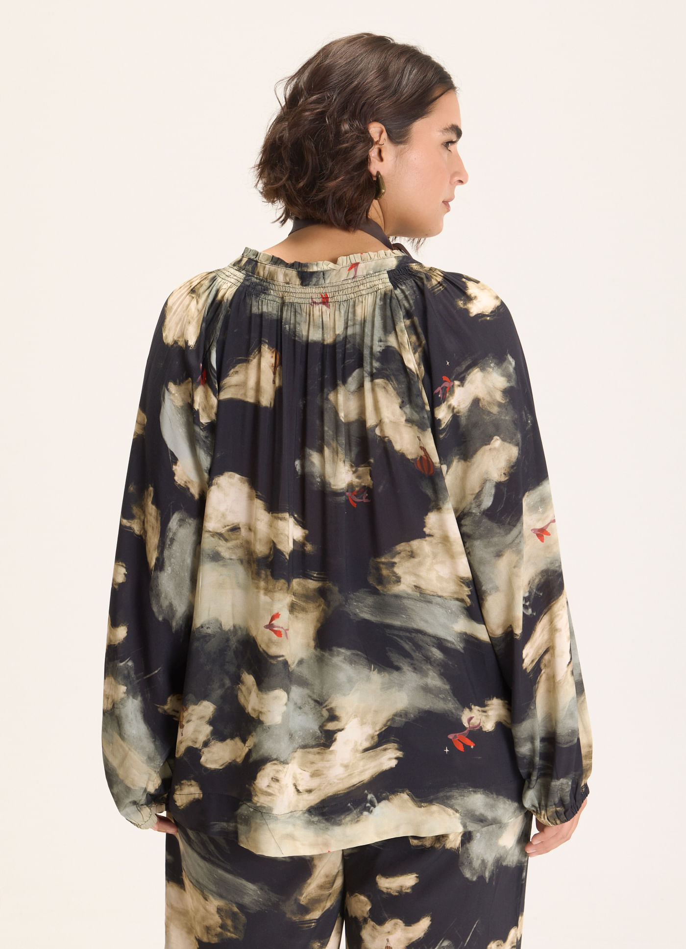 Bata estampada sonho lúcido