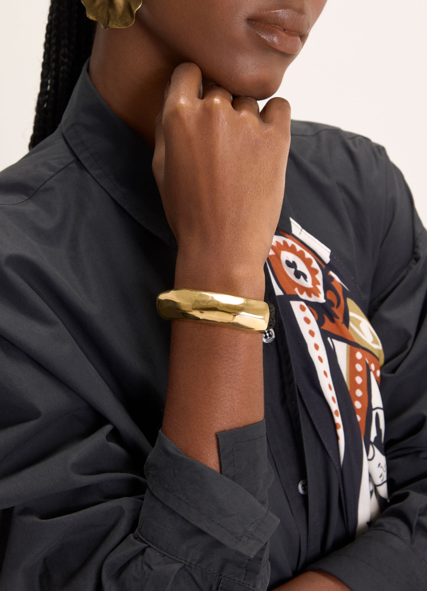 Pulseira corda metal