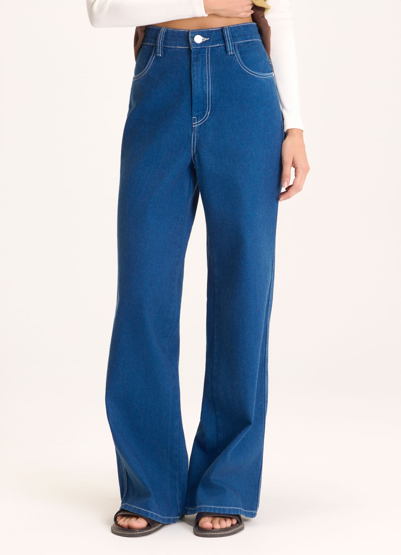 Calça wide leg utopía jeans