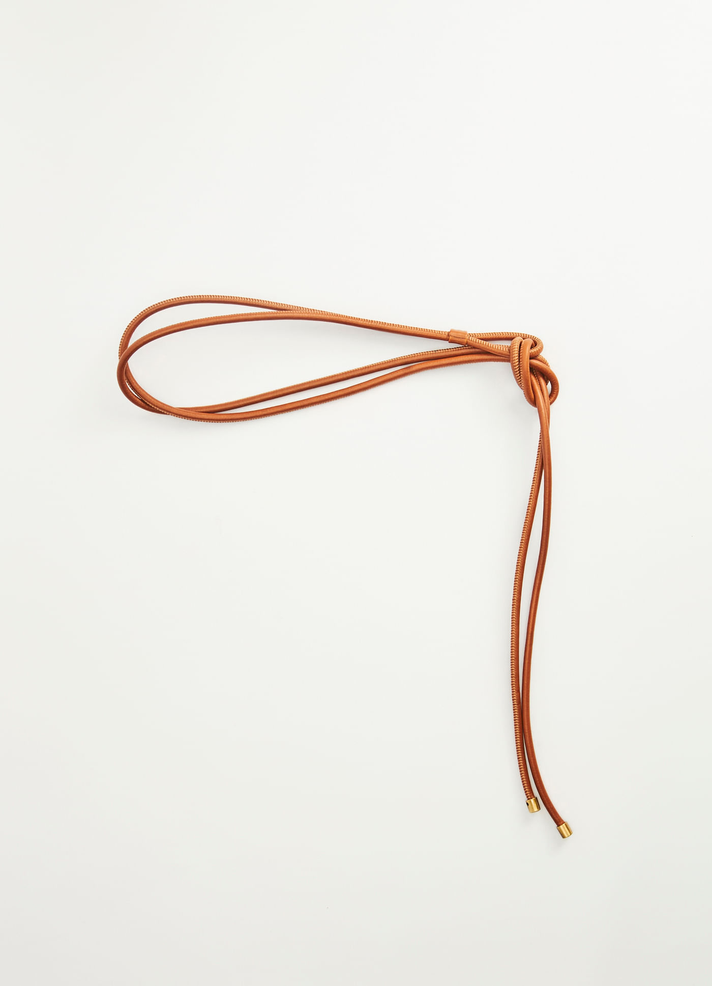 Cinto couro rolote caqui