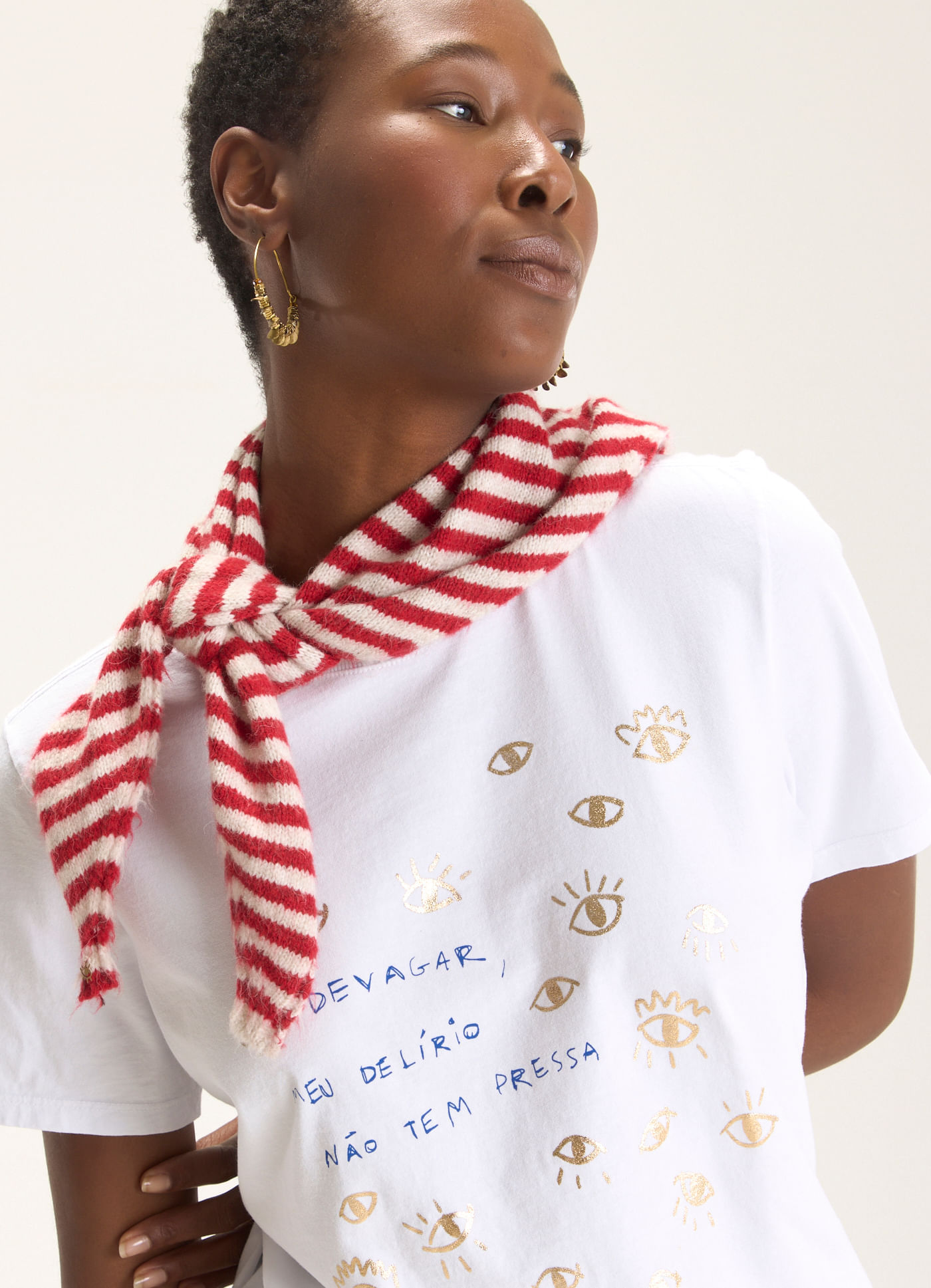 T-shirt classic devagar branco