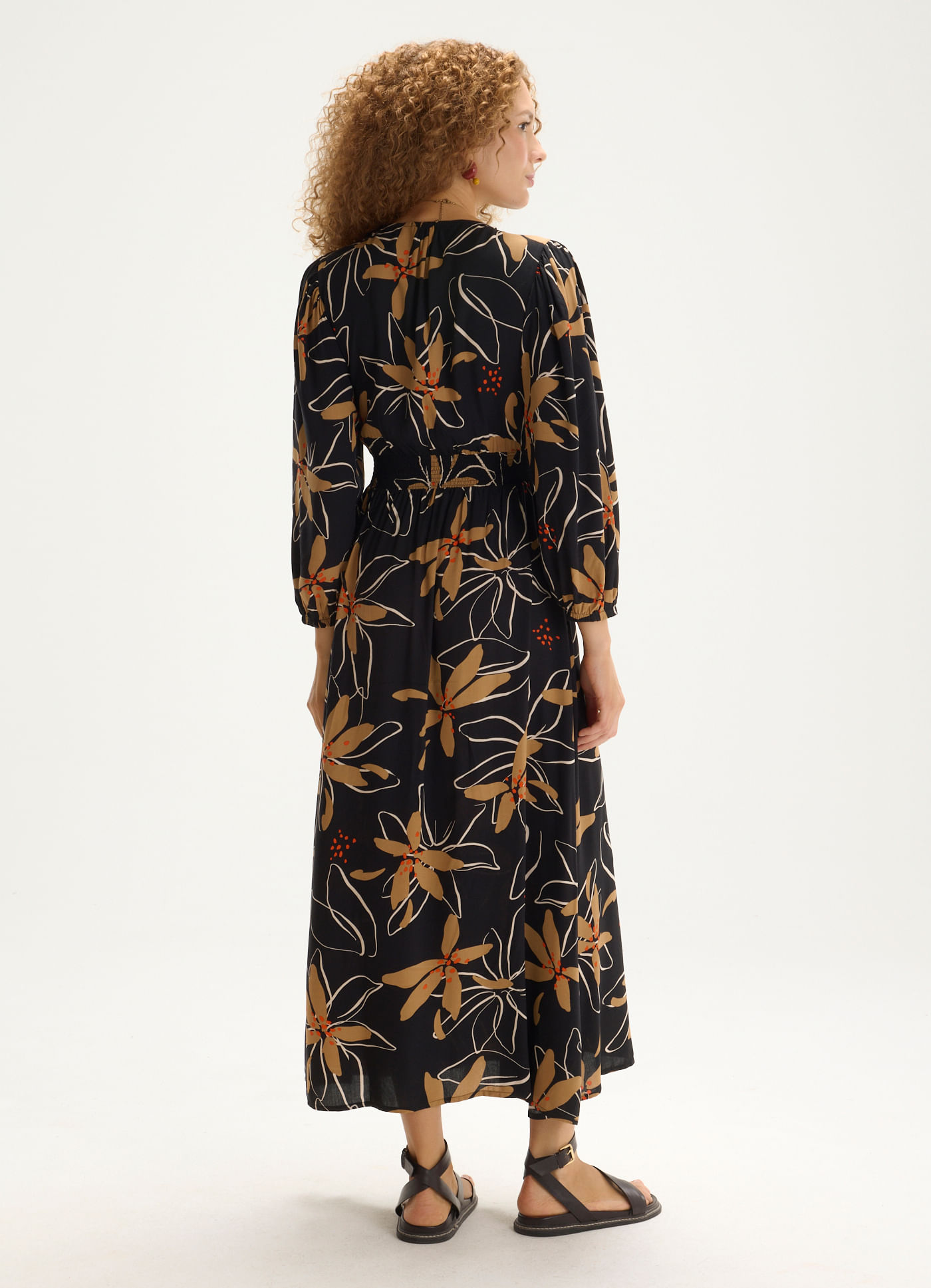 Vestido manga est lana