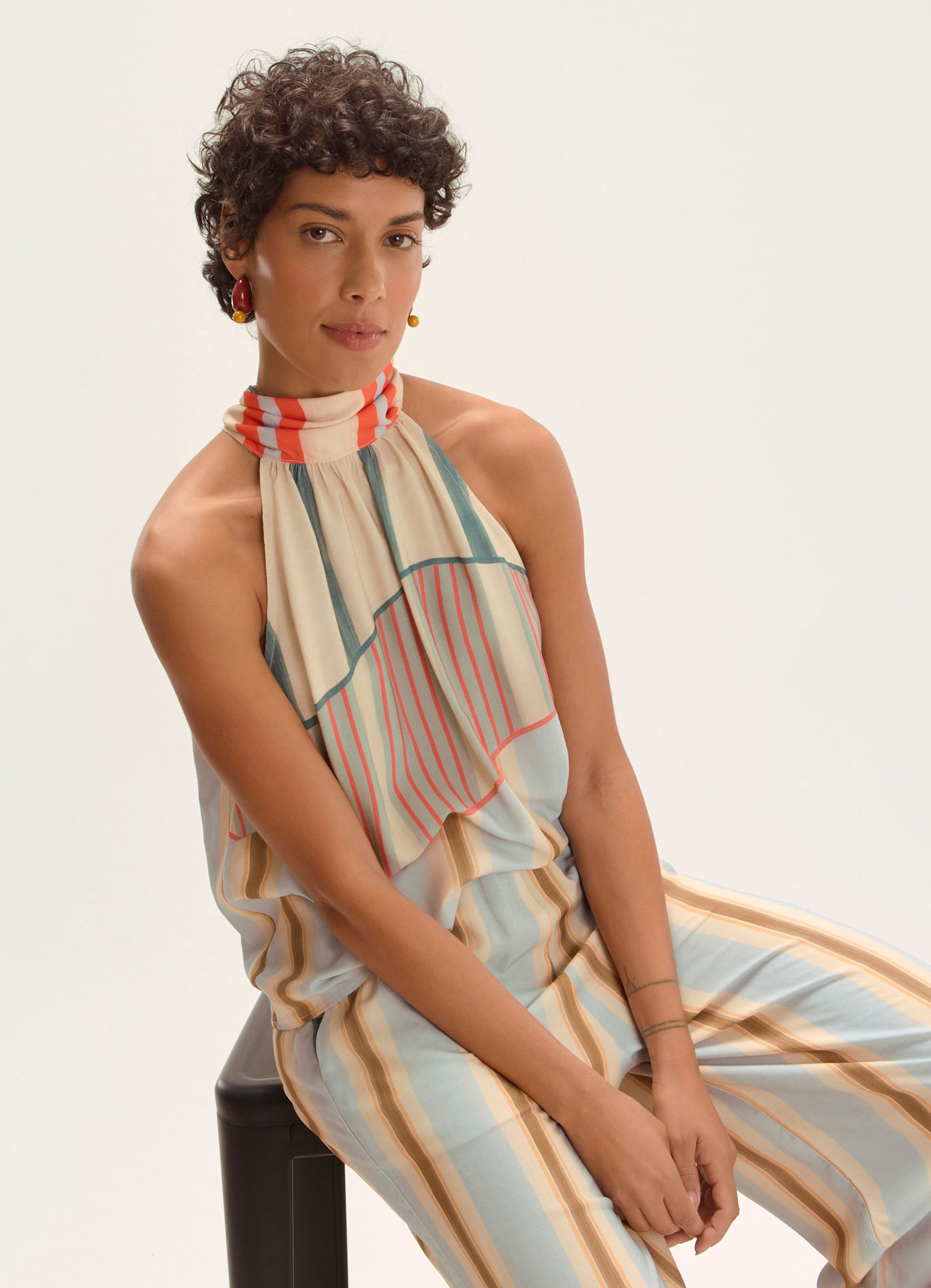 Blusa gola est lila