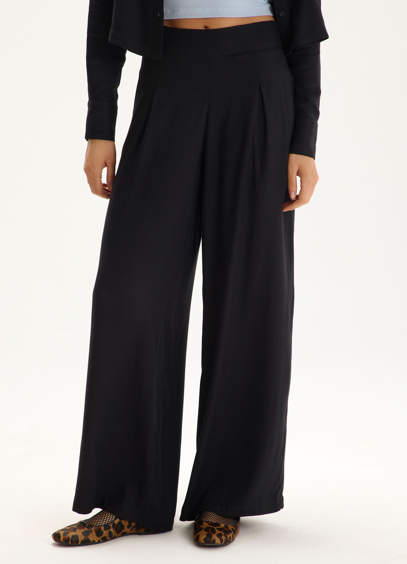 Calça viscose fun preto