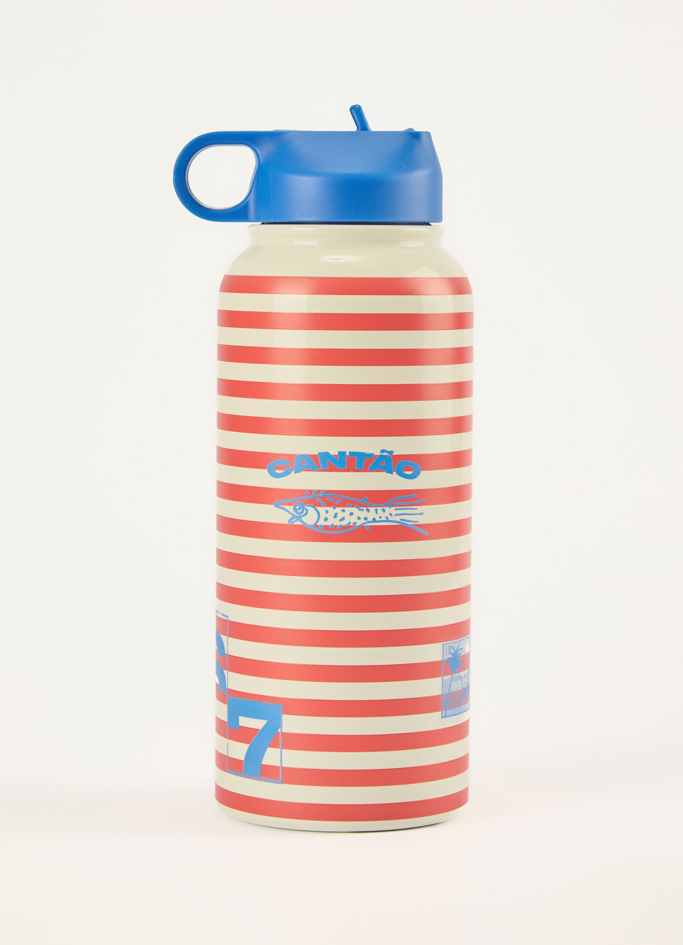 Garrafa térmica estampada memórias