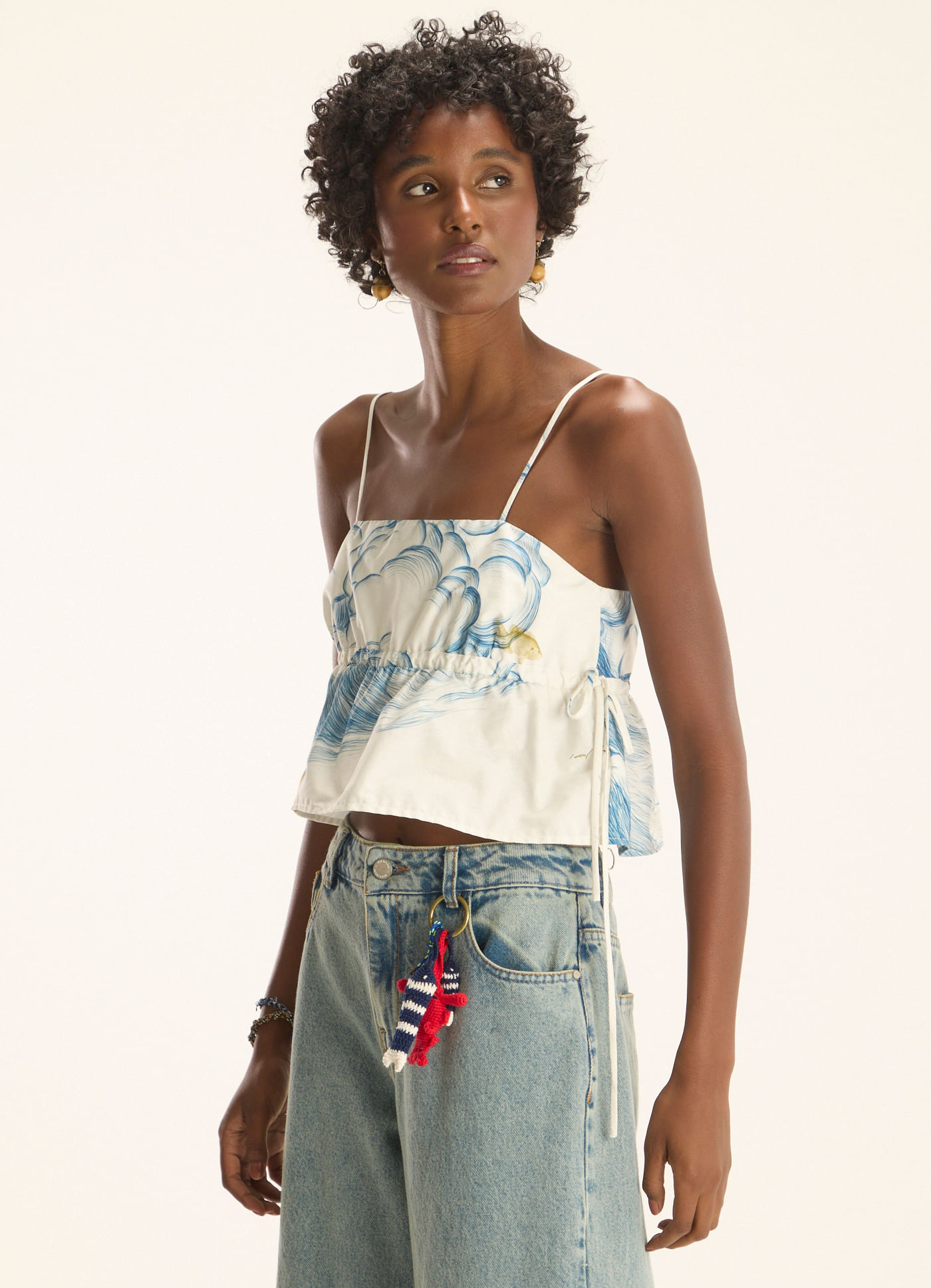 Blusa alcinha est mare alta