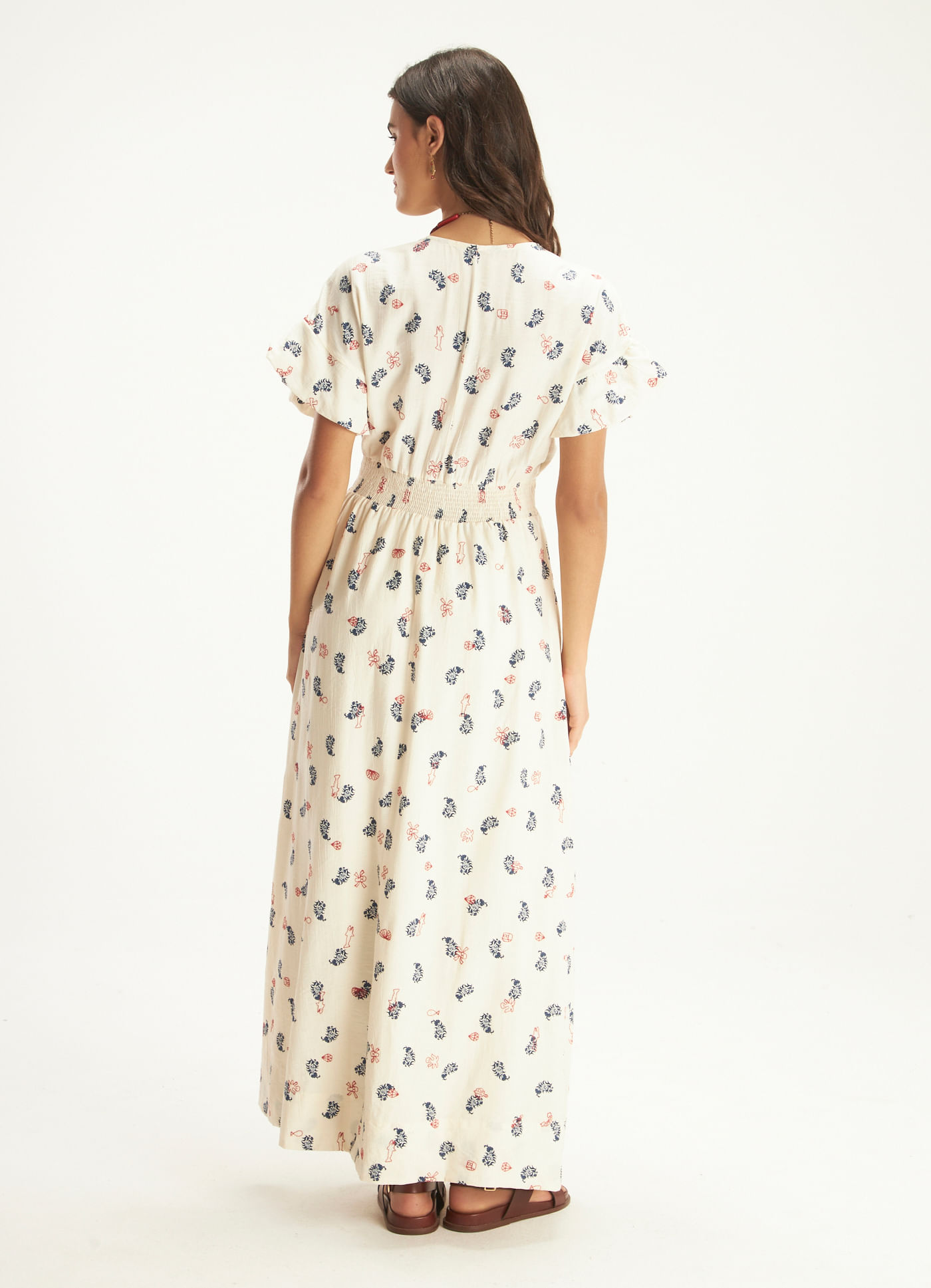 Vestido estampado sailor