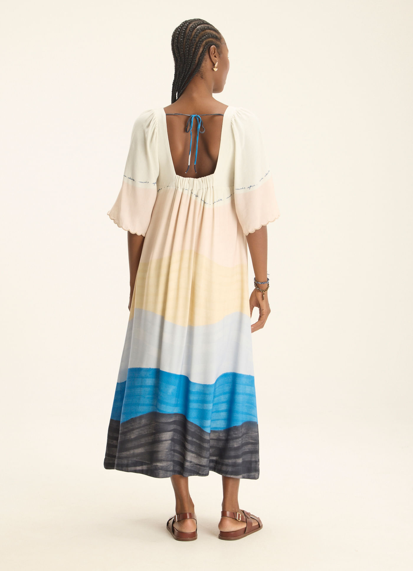 Vestido longo est ondina