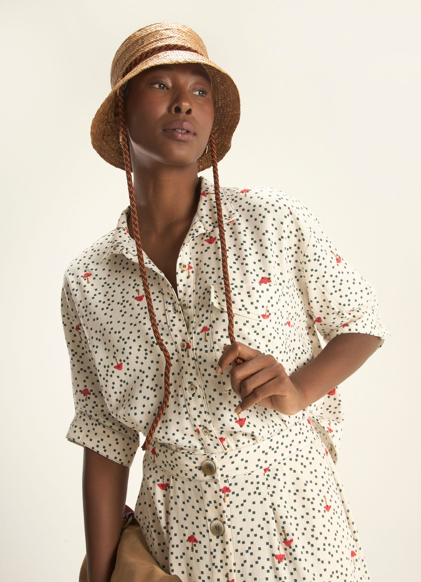 Camisa estampada amanita