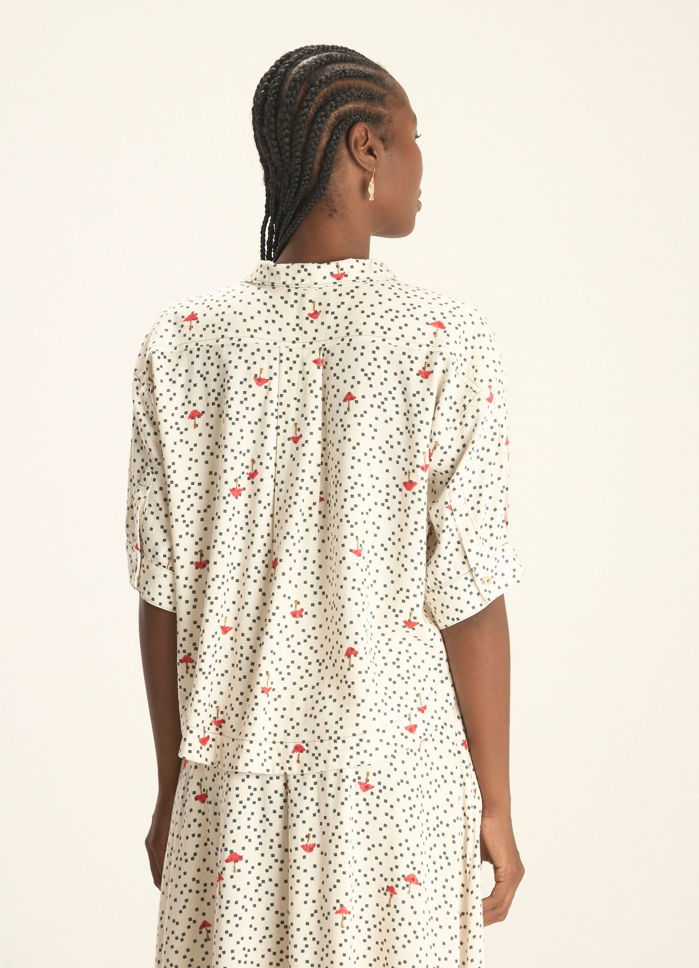 Camisa estampada amanita
