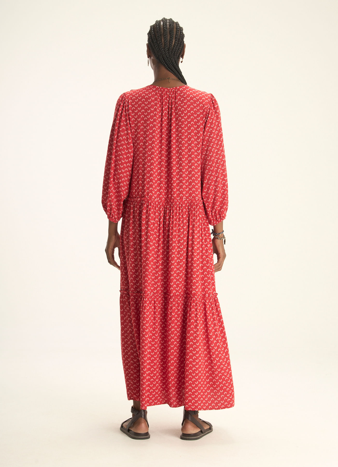 Vestido estampado lagostim