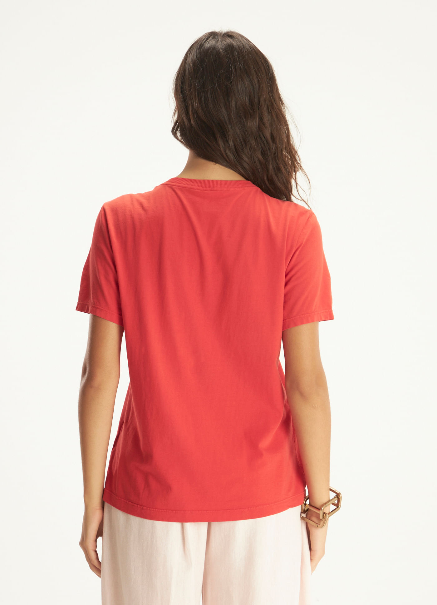 T-shirt classic rota viva vermelho