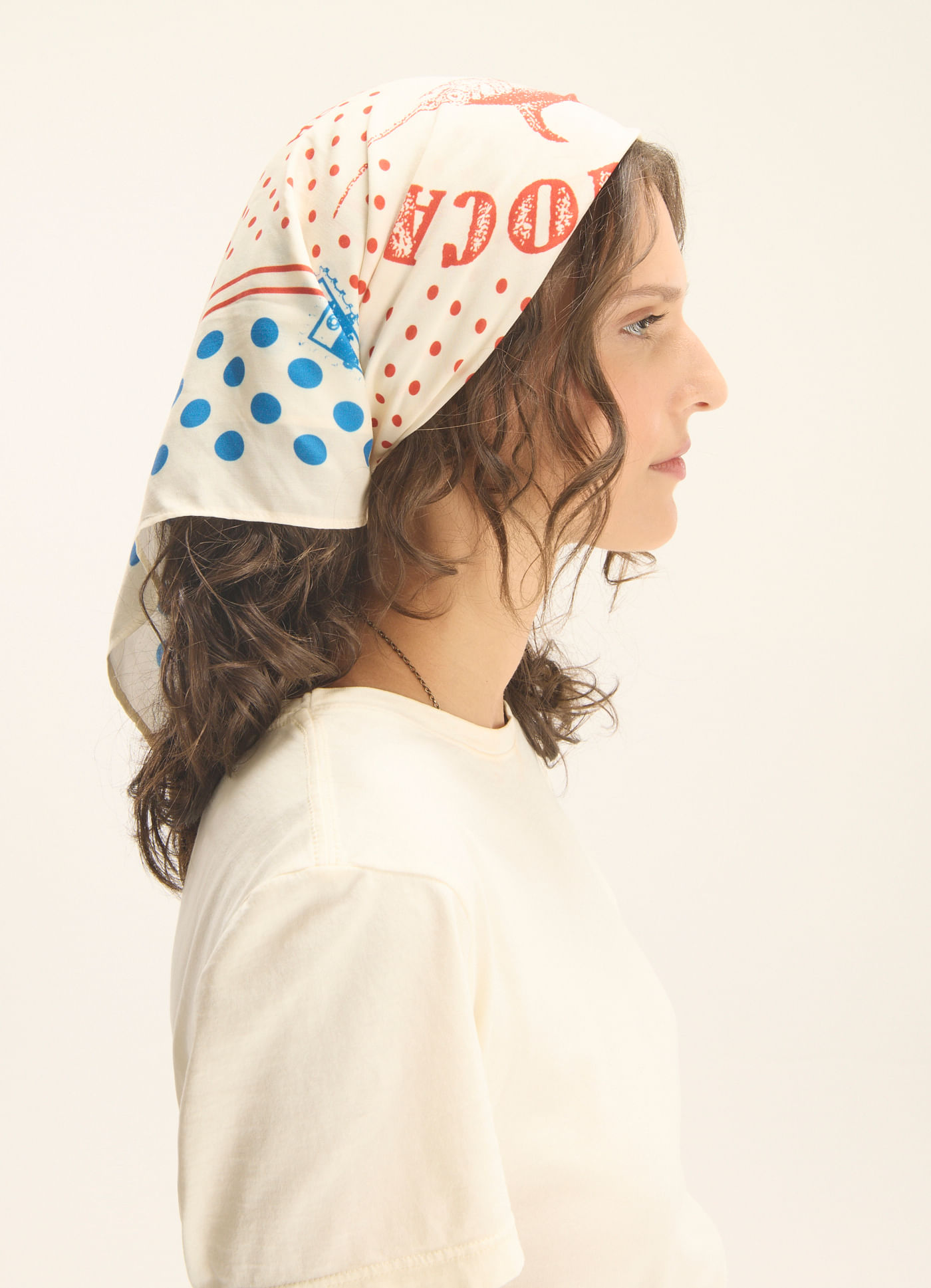 Lenço estampado carioca