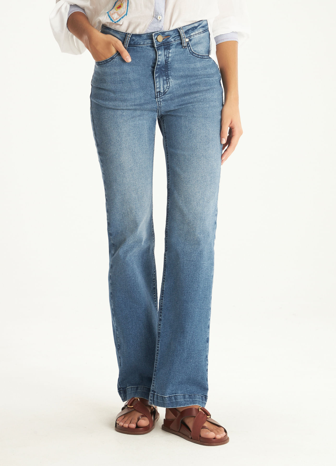 Calça reta comfort cantão 1967 jeans