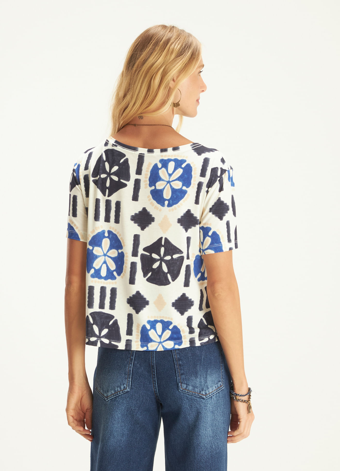 Blusa digital estampada naya
