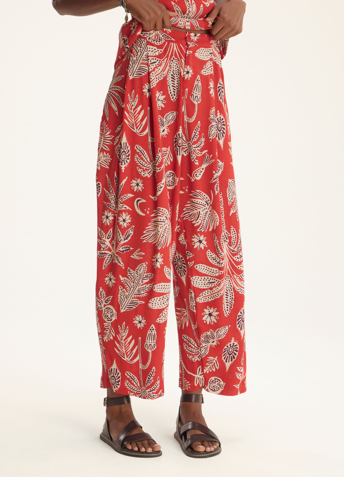 Calça estampada indi