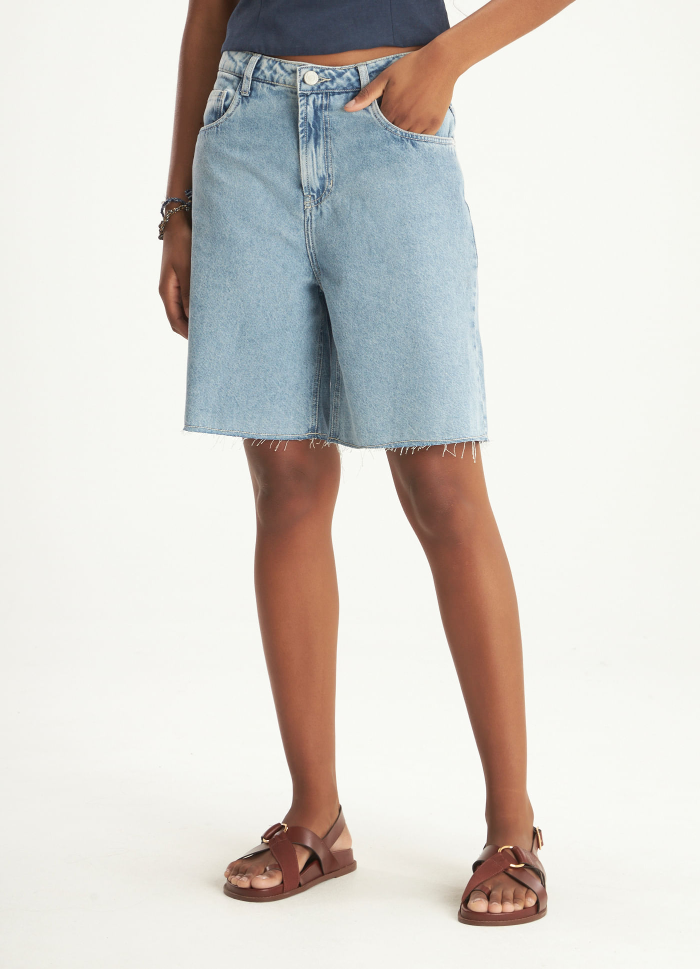 Bermuda boyfriend jeans