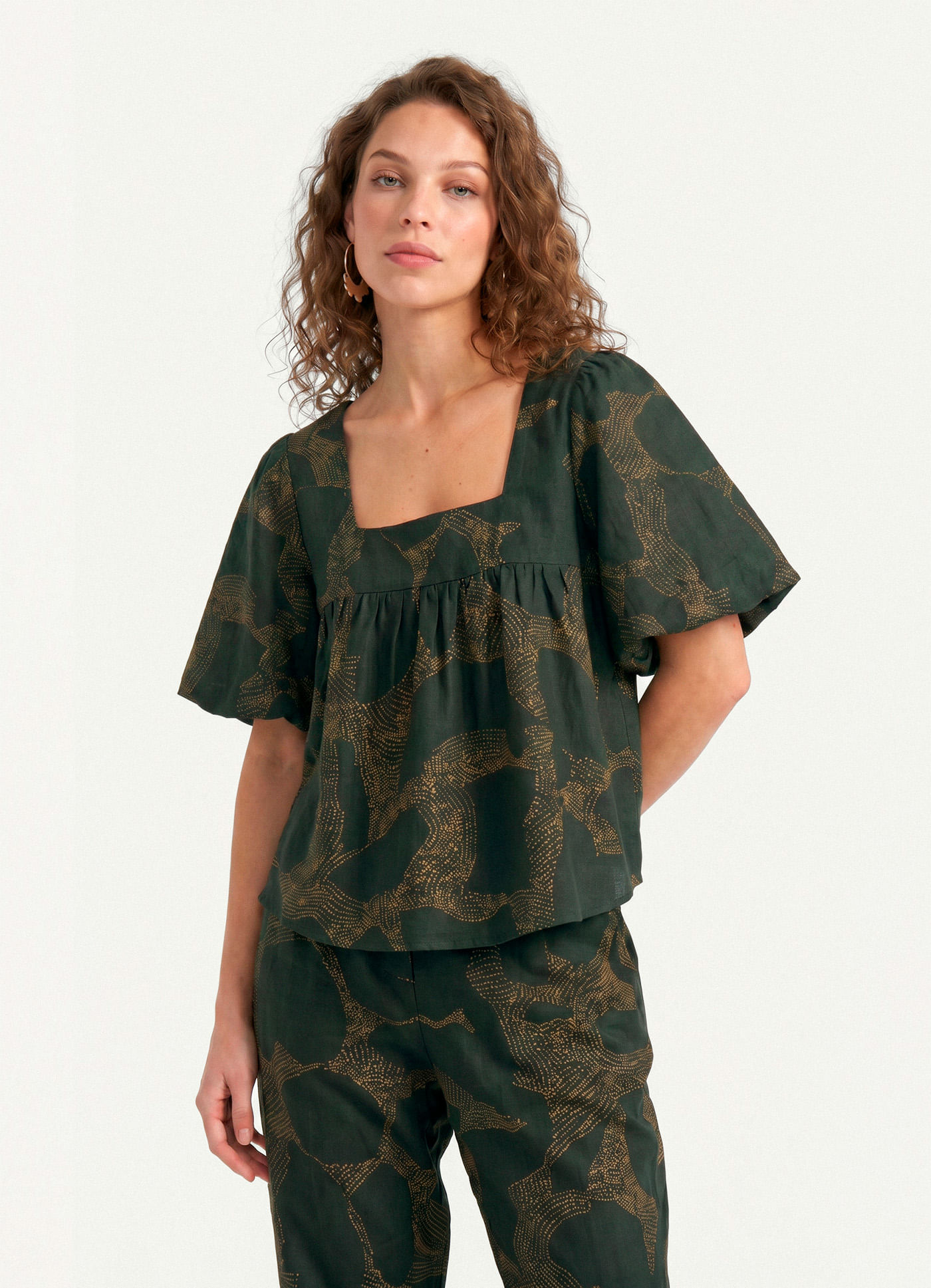Blusa manga est plaza