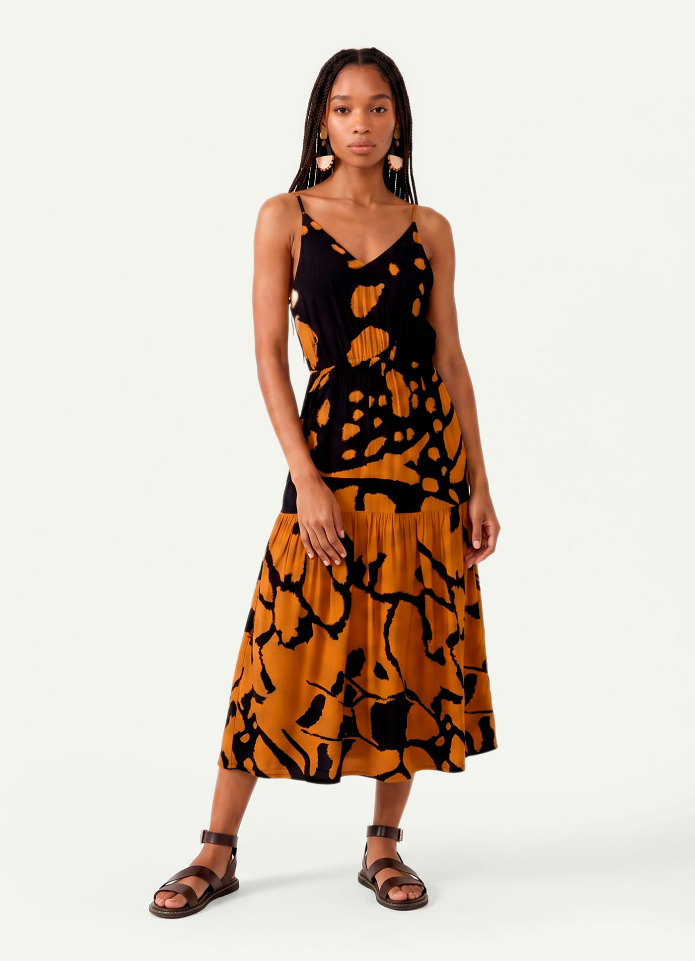 Vestido estampado panapanas