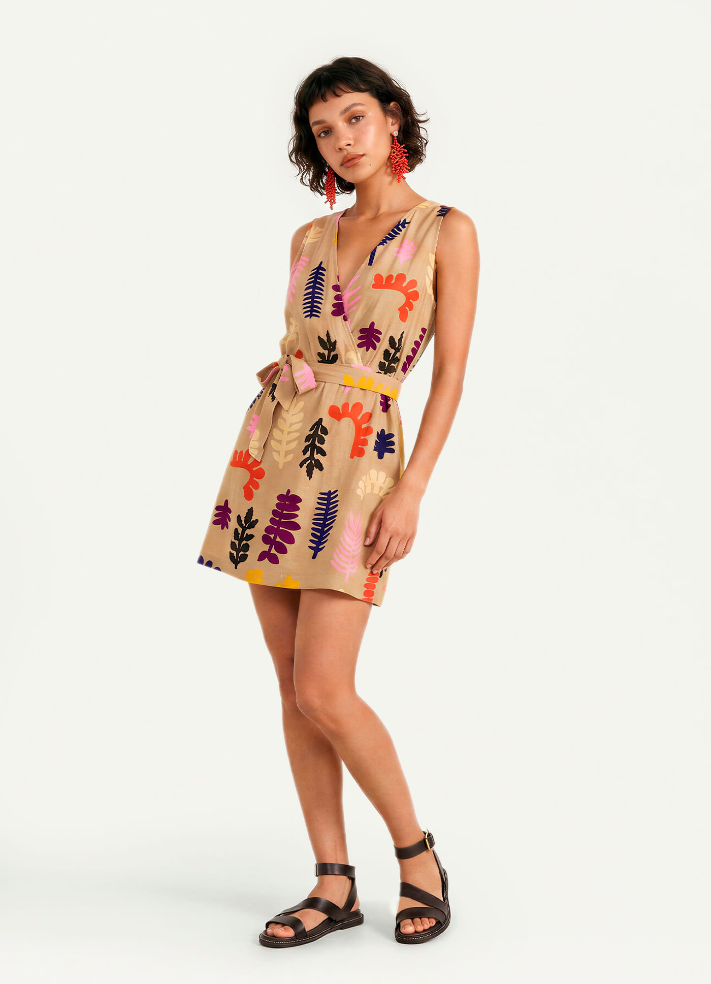 Vestido estampado bioma