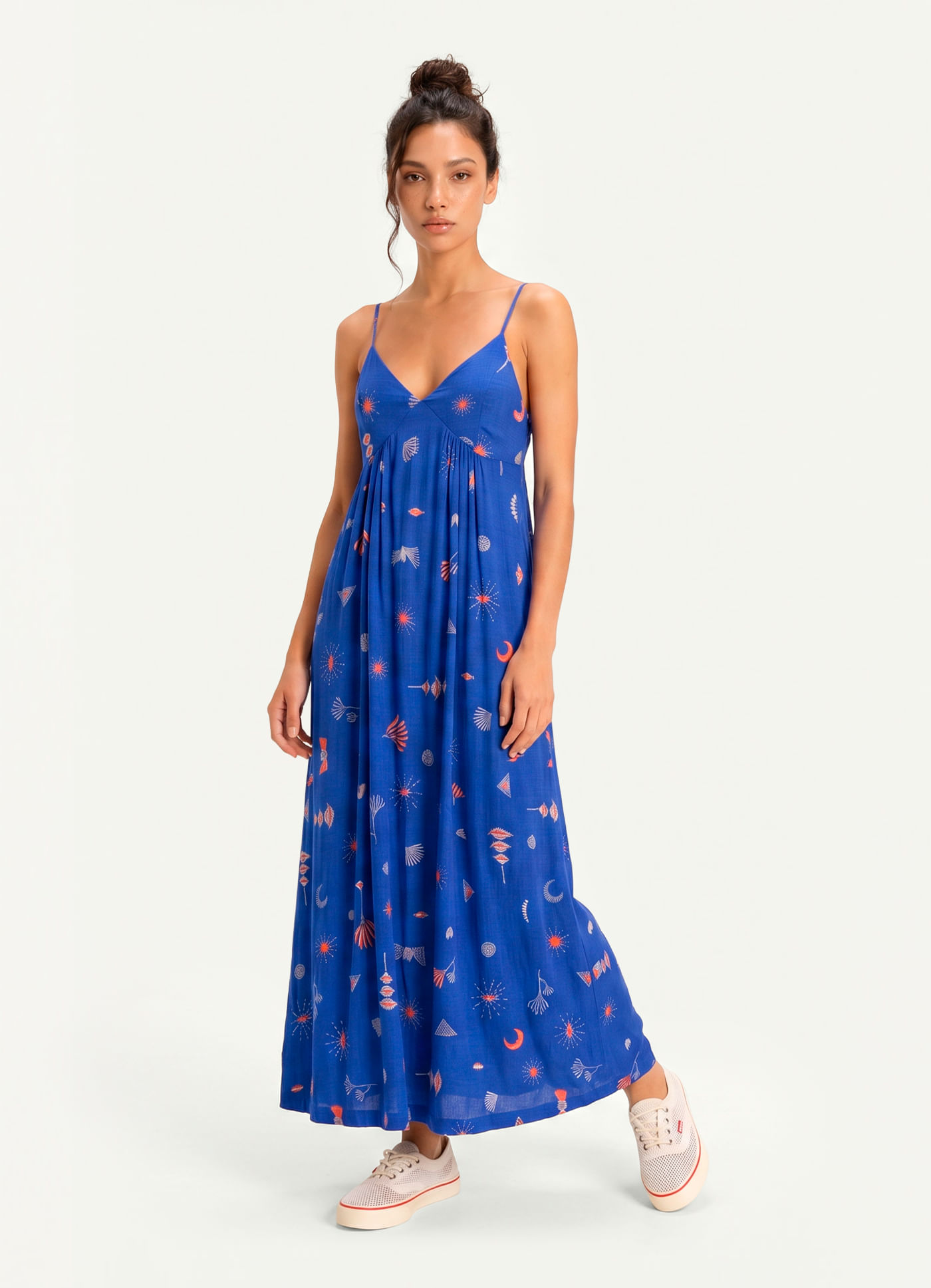 Vestido midi estampado arcanos